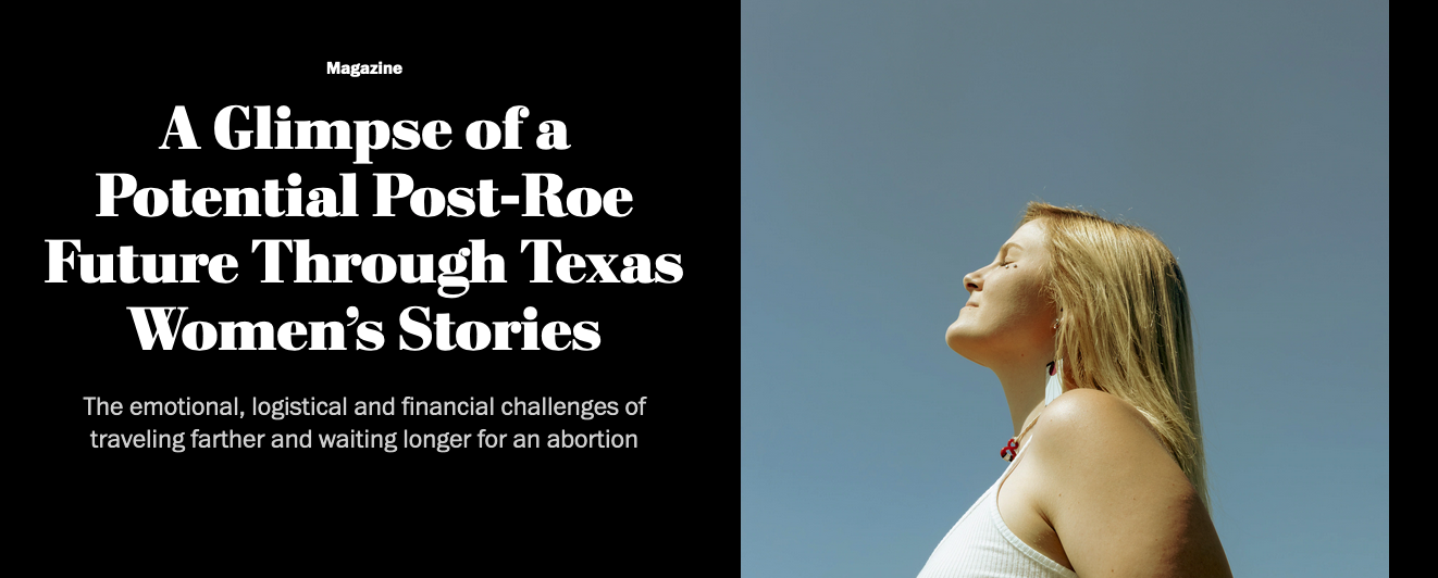 A Glimpse of a Potential Post-Roe Future Through Texas Women’s Stories – The Washington Post